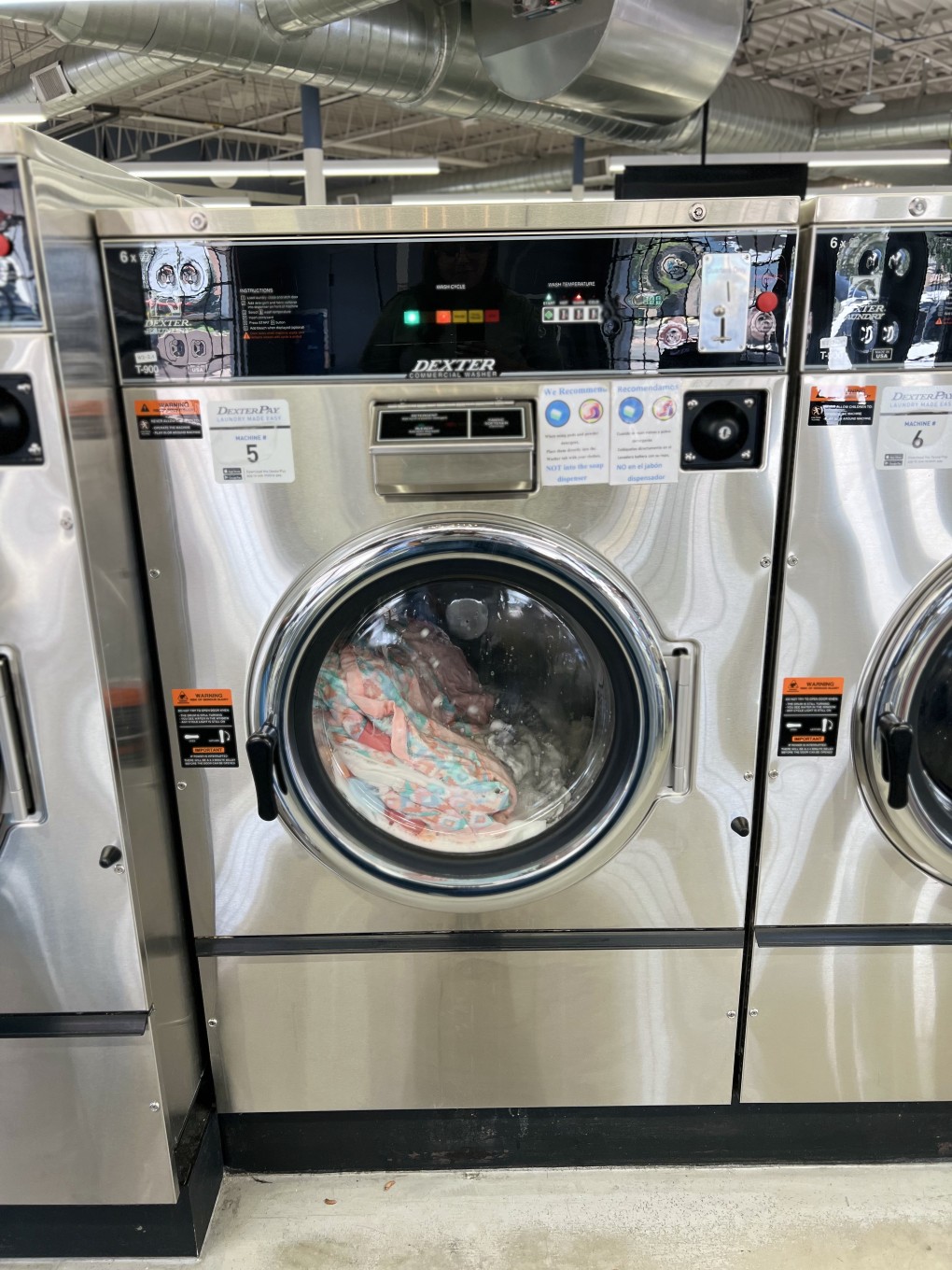 Laundry Lounge laundromat interior in Colorado Springs
