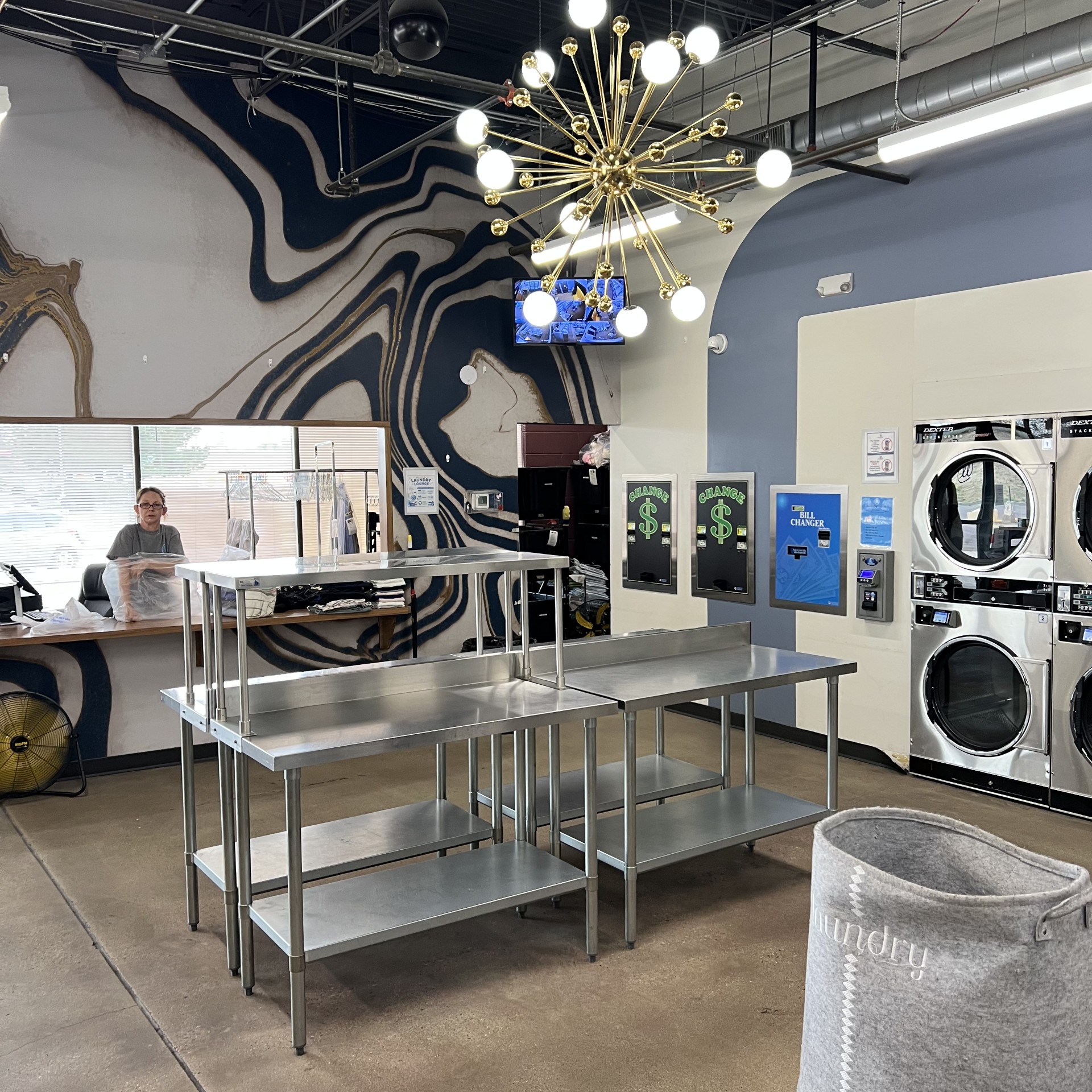 Commercial laundry service at Laundry Lounge on S Academy Blvd in Colorado Springs