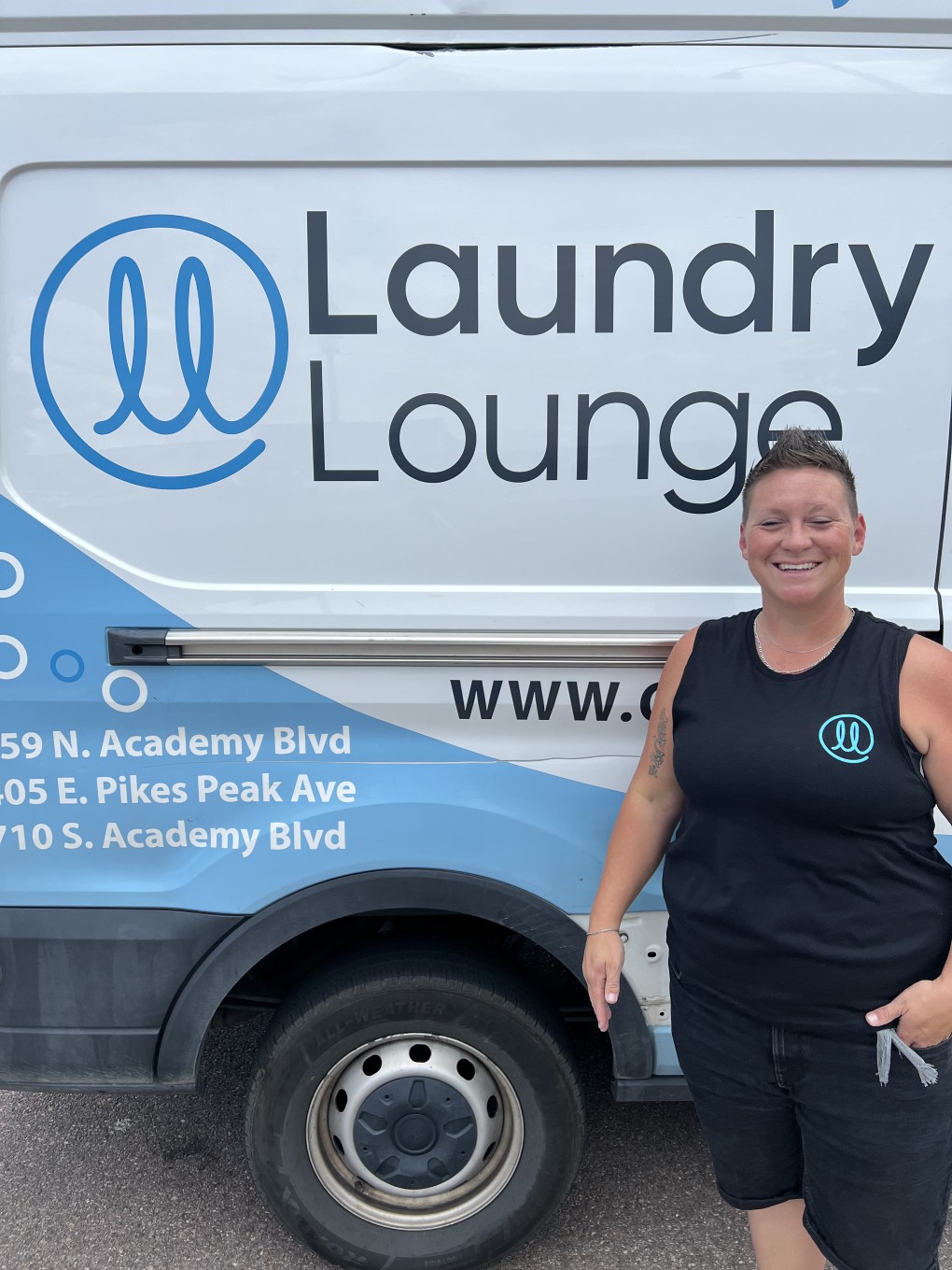 Self service laundromat at Laundry Lounge on N Academy Blvd in Colorado Springs