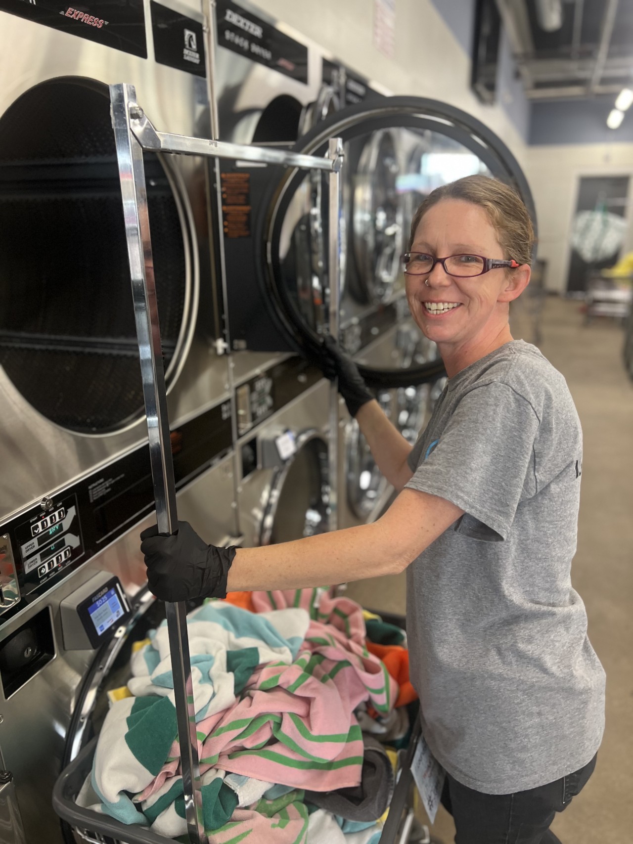Dexter washers at Laundry Lounge on S Academy Blvd in Colorado Springs